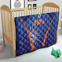 India Cricket Quilt Go Champions Men In Blue LT05 - Wonder Print Shop