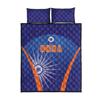 India Cricket Quilt Bed Set Go Champions Men In Blue LT05 - Wonder Print Shop