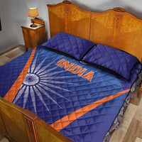 India Cricket Quilt Bed Set Go Champions Men In Blue LT05 - Wonder Print Shop