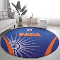 India Cricket Round Carpet Go Champions Men In Blue
