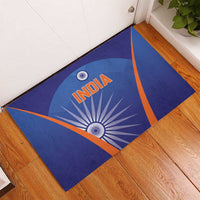 India Cricket Rubber Doormat Go Champions Men In Blue LT05 - Wonder Print Shop