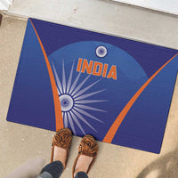 India Cricket Rubber Doormat Go Champions Men In Blue LT05 - Wonder Print Shop