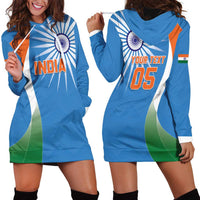 Custom India Cricket Hoodie Dress Sporty Style LT05 - Wonder Print Shop