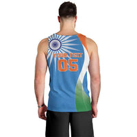 Custom India Cricket Men Tank Top Sporty Style LT05 - Wonder Print Shop