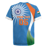 Custom India Cricket Rugby Jersey Sporty Style LT05 - Wonder Print Shop