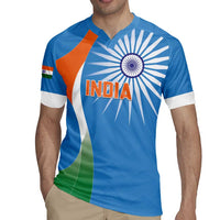 Custom India Cricket Rugby Jersey Sporty Style LT05 - Wonder Print Shop