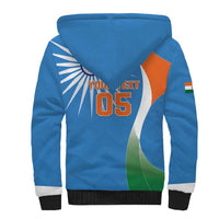 Custom India Cricket Sherpa Hoodie Sporty Style LT05 - Wonder Print Shop