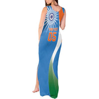 Custom India Cricket Tank Maxi Dress Sporty Style LT05 - Wonder Print Shop