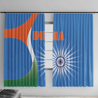India Cricket Window Curtain Sporty Style LT05 - Wonder Print Shop