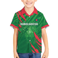 Custom Bangladesh Cricket Family Matching Summer Maxi Dress and Hawaiian Shirt Go Champions The Tigers LT05 - Wonder Print Shop