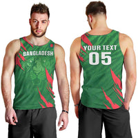 Custom Bangladesh Cricket Men Tank Top Go Champions The Tigers LT05 - Wonder Print Shop