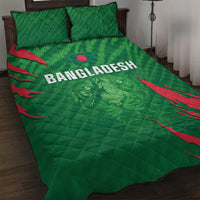 Bangladesh Cricket Quilt Bed Set Go Champions The Tigers LT05 - Wonder Print Shop