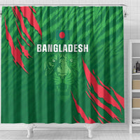 Bangladesh Cricket Shower Curtain Go Champions The Tigers