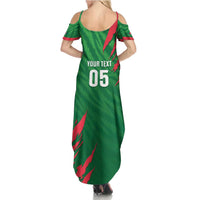 Custom Bangladesh Cricket Summer Maxi Dress Go Champions The Tigers LT05 - Wonder Print Shop