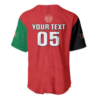 Custom Afghanistan Cricket Baseball Jersey Flag Style LT05 - Wonder Print Shop
