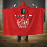 Afghanistan Cricket Hooded Blanket Flag Style