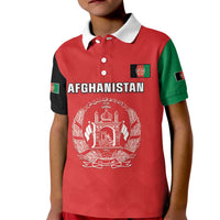 Custom Afghanistan Cricket Kid Polo Shirt Flag Style LT05 - Wonder Print Shop