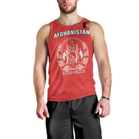 Custom Afghanistan Cricket Men Tank Top Flag Style LT05 - Wonder Print Shop