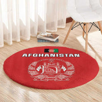Afghanistan Cricket Round Carpet Flag Style