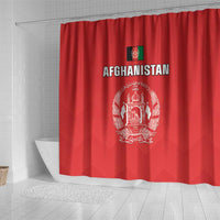 Afghanistan Cricket Shower Curtain Flag Style