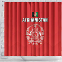 Afghanistan Cricket Shower Curtain Flag Style