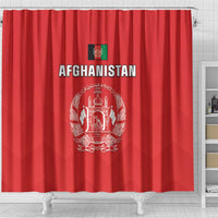 Afghanistan Cricket Shower Curtain Flag Style