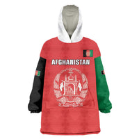 Custom Afghanistan Cricket Wearable Blanket Hoodie Flag Style LT05 - Wonder Print Shop
