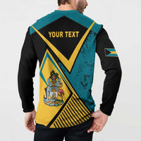 Personalized Bahamas Button Sweatshirt Coat Of Arms Unique Style