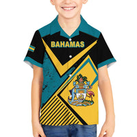 Personalized Bahamas Family Matching Off The Shoulder Long Sleeve Dress and Hawaiian Shirt Coat Of Arms Unique Style