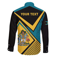 Personalized Bahamas Family Matching Off Shoulder Maxi Dress and Hawaiian Shirt Coat Of Arms Unique Style