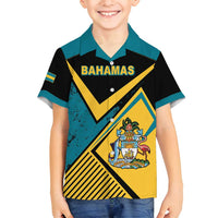 Personalized Bahamas Family Matching Tank Maxi Dress and Hawaiian Shirt Coat Of Arms Unique Style