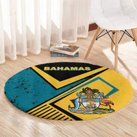 Bahamas Round Carpet Coat Of Arms Unique Style