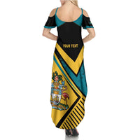 Personalized Bahamas Summer Maxi Dress Coat Of Arms Unique Style