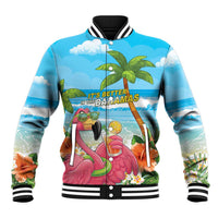 Bahamas Beach Baseball Jacket Welcome To Paradise