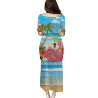 Bahamas Beach Family Matching Puletasi and Hawaiian Shirt Welcome To Paradise