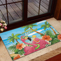 Bahamas Beach Rubber Doormat Welcome To Paradise