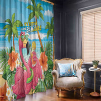 Bahamas Beach Window Curtain Welcome To Paradise