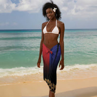Haiti And Philippines Sarong Haitian Filipino Heritage Crest