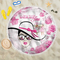 Kentucky Horse Racing Beach Blanket Fancy Ladies