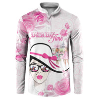 Kentucky Horse Racing Button Sweatshirt Fancy Ladies