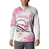 Kentucky Horse Racing Button Sweatshirt Fancy Ladies