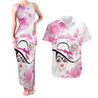 Kentucky Horse Racing Couples Matching Tank Maxi Dress and Hawaiian Shirt Fancy Ladies
