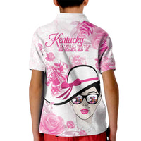 Kentucky Horse Racing Kid Polo Shirt Fancy Ladies