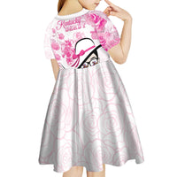 Kentucky Horse Racing Kid Short Sleeve Dress Fancy Ladies