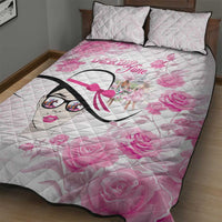 Kentucky Horse Racing Quilt Bed Set Fancy Ladies
