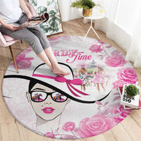 Kentucky Horse Racing Round Carpet Fancy Ladies
