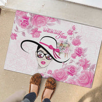 Kentucky Horse Racing Rubber Doormat Fancy Ladies