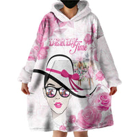 Kentucky Horse Racing Wearable Blanket Hoodie Fancy Ladies