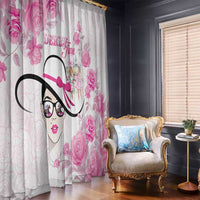 Kentucky Horse Racing Window Curtain Fancy Ladies