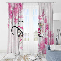 Kentucky Horse Racing Window Curtain Fancy Ladies